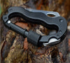 5in1 Aluminium Climbing Carabiner Hook Buckle